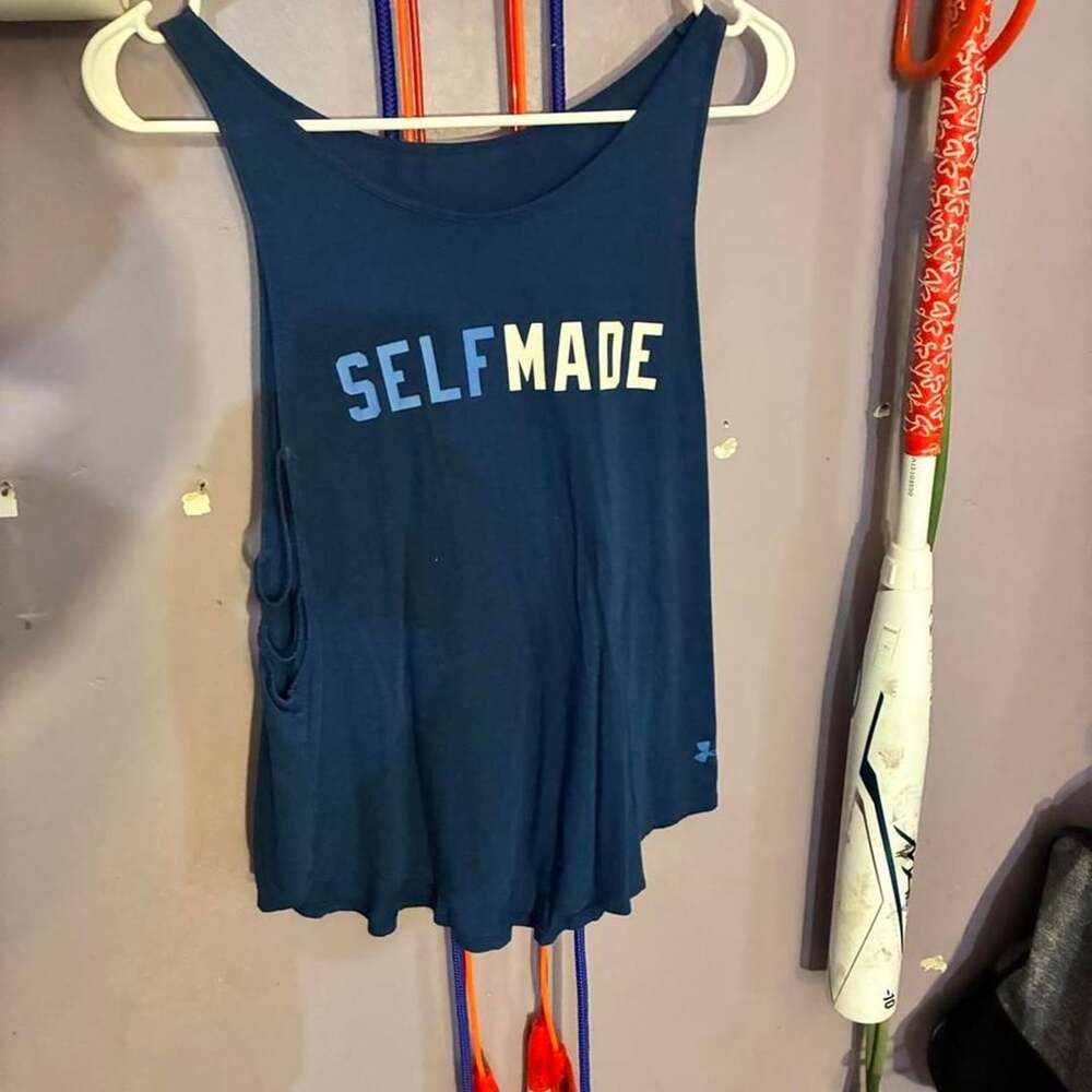 Under Armour Self Made Blue Tank Top